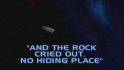 And the Rock Cried Out, No Hiding Place